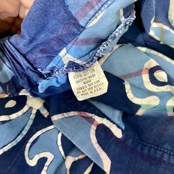 Vintage 80s Maxi Skirt 100% COTTON WITH POCKETS - Picture 11 of 13